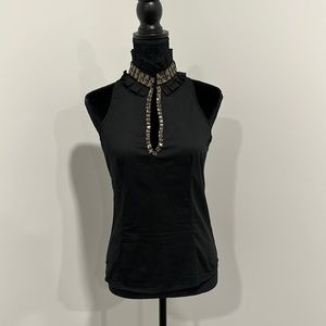 Beautiful AX top with crystal turtleneck